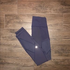 mauve purple lululemon mesh leggings!